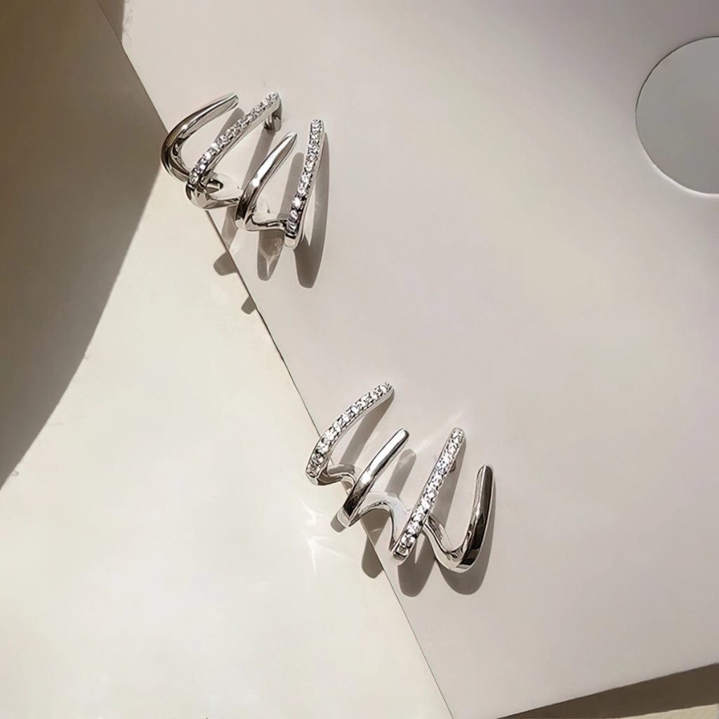 Lively® Boucles Argent Boucles d'oreilles griffes | Lively®